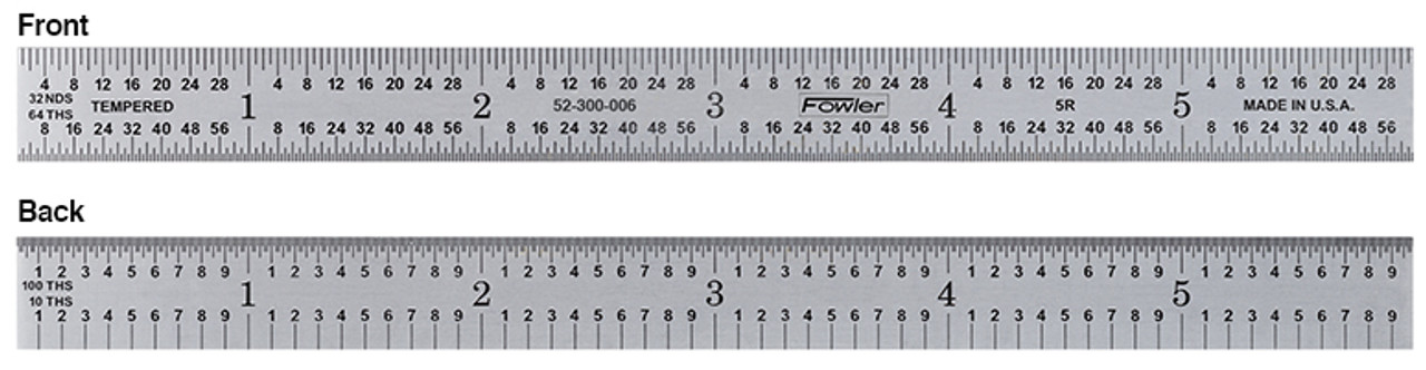 Picture of Fowler 723000060 Rules Automotive Kits Rule Flex 5R 6IN