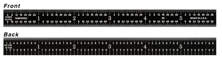 Picture of Fowler 723000120 Rules Automotive Kits Rule Flex 5R 12IN