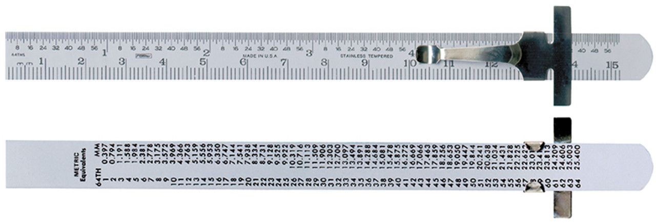 Picture of Fowler 723801000 Pocket Rule 6In/150mm