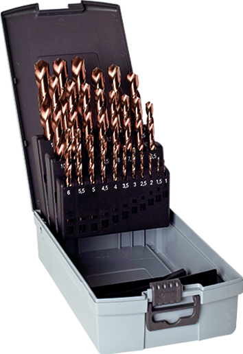 Picture of Guhring 9010830000210 1/16-1/2 Aero Drill Set Hsco