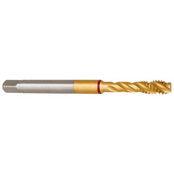 Picture of Guhring 9041200040000 M4 X .7 Sp Fl HSSe Pm Bott Tin Tap Threading Taping