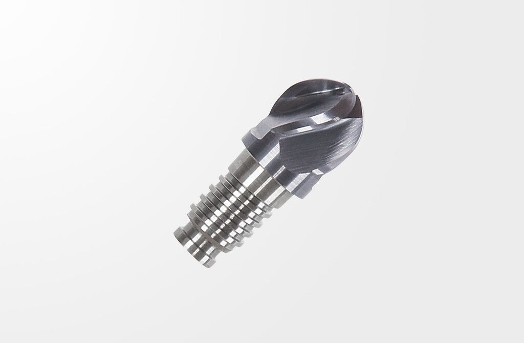 Picture of Haimer Duo-Lock Haimer Mill Modular End Mill - Ball Nose Z4, Dl10, D1=10,00 mm DL10V2004MN1000RDA