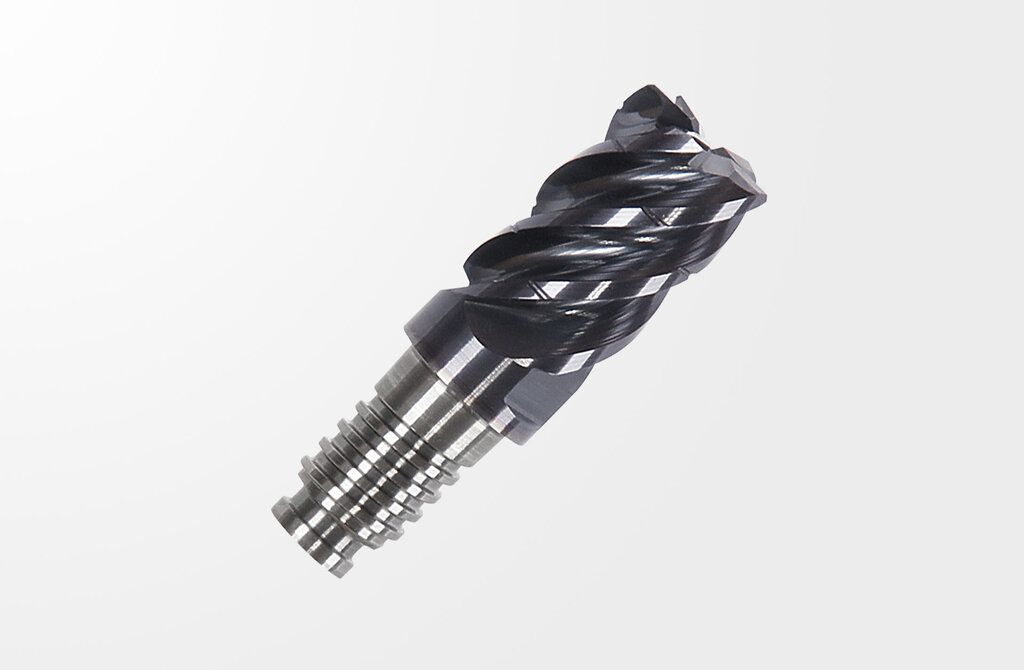 Picture of Haimer Duo-Lock Haimer Mill Power Series 
Modular End Mill - Chamfer Chip Breaker 
Z5, Dl12, D1=12,00 mm DL12F1105MN1200CDA