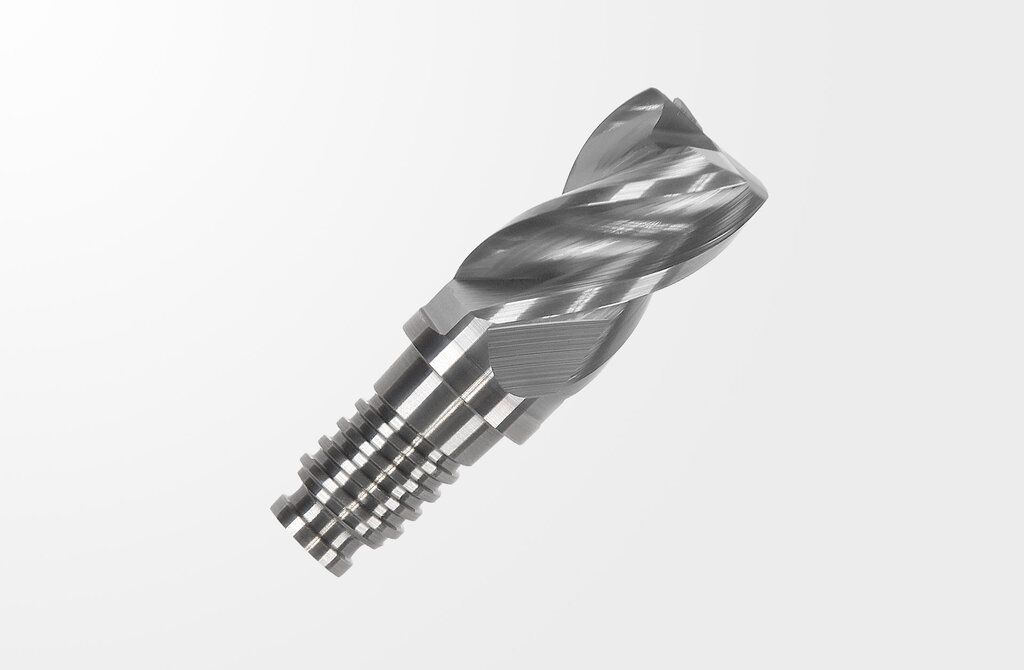 Picture of Haimer Duo-Lock Haimer Mill Power Series 
Modular End Mill - Corner Radius 
Z4, Dl16, D1=16,00 mm DL16F1004MN1600R2.50DA