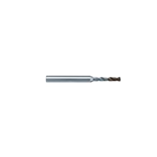 Picture of HAM TFR30-2181-0140 1.40mm 5XD Solid Carbide Deep Hole Drill, 2 Flutes, TA Coated, Coolant Thru