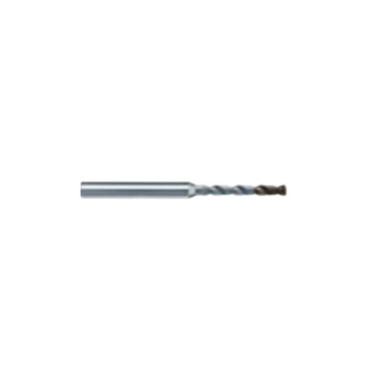 Picture of HAM TFR30-2221-0105 1.05mm 8XD Solid Carbide Deep Hole Drill, 2 Flutes, TA Coated, Coolant Thru