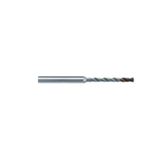 Picture of HAM TFR30-2261-0090 0.90mm 12XD Solid Carbide Deep Hole Drill, 2 Flutes, TA Coated, Coolant Thru