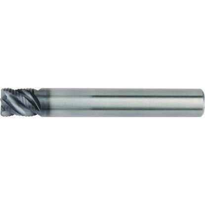 Picture of Hanita/Widia 4U4008003T Dia 8mm SH 0.3150 LOC 0.3150 OAL2.4803 End Mill Carbide AlTiN Single End Corner Radius0.0295 0.75mm Widia Series Mills