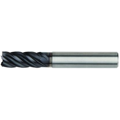 Picture of Hanita/Widia 57N8160R6TQ Dia 16mm SH 0.6299 LOC 1.2598 OAL3.9370 End Mill Standard Flute Variable Helix Carbide AlTiN Single End Corner Radius0.1575 4.00mm VariMill II