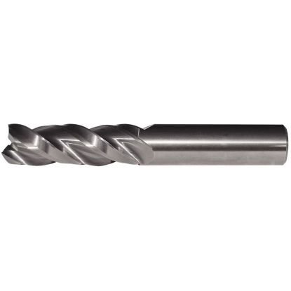 Picture of Hanita/Widia 5A0313015D Dia 1/2 SH 0.50 LOC 1.2500 OAL3.00 End Mill Standard Flute High Helix Carbide Uncoated Single End Corner Radius0.0900 2.29mm AluSurf