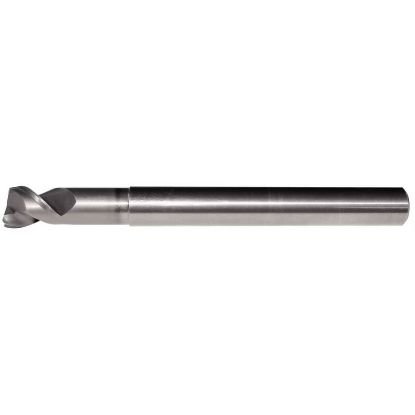 Picture of Hanita/Widia 5AN219017D Dia 3/4 SH 0.7500 LOC 1.00 OAL6.00 End Mill Standard Flute High Helix Carbide Uncoated Single End Corner Radius0.0900 2.29mm AluSurf