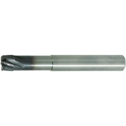 Picture of Hanita/Widia 70NS08003 Dia 8mm SH 0.3150 LOC 0.0165 OAL2.9921 End Mill Carbide AlTiN Single End High Feed0.0197 0.50mm Vision Plus X-Feed