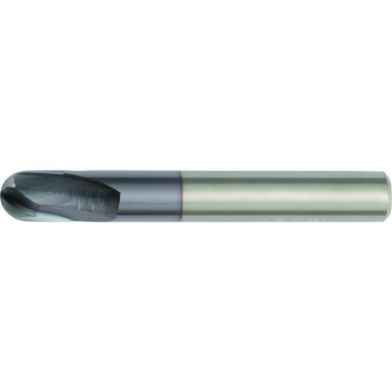 Picture of Hanita/Widia 715106002RT Dia 6mm SH 0.2362 LOC 0.2362 OAL1.9685 End Mill Standard Flute High Helix Carbide Uncoated Single End Ball NoseBall Vision Plus