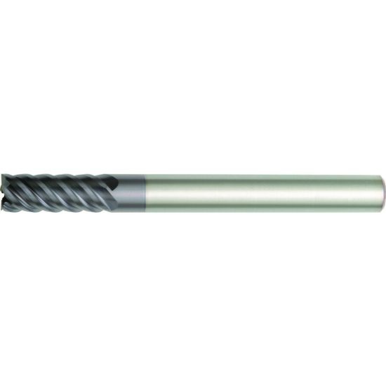 Picture of Hanita/Widia 750506002LT Dia 6mm SH 0.2362 LOC 0.3543 OAL2.9921 End Mill Standard Flute High Helix Carbide TiAlN Single End Square Sharp Vision Plus
