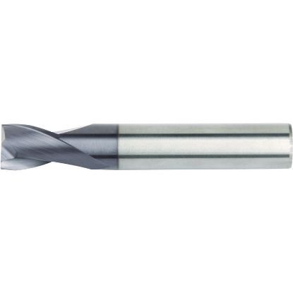 Picture of Hanita/Widia D0120900T016 Dia 9mm SH 0.3937 LOC 0.6299 OAL2.8346 End Mill Standard Flute High Helix Carbide TiAlN Single End 45.0° Chamfer Widia Series Mills