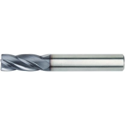 Picture of Hanita/Widia D0140500T013 Dia 5mm SH 0.2362 LOC 0.5118 OAL2.2441 End Mill Standard Flute High Helix Carbide TiAlN Single End 45.0° Chamfer Widia Series Mills
