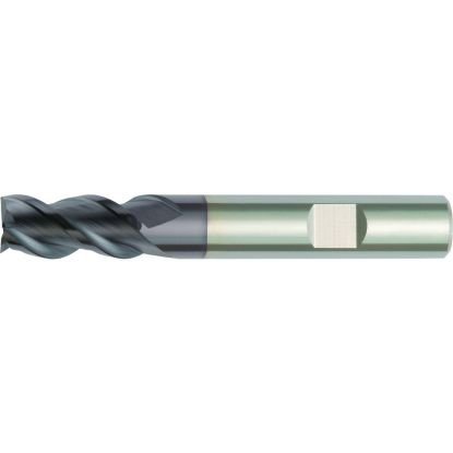 Picture of Hanita/Widia D503025C2W Dia 2.50mm SH 0.2362 LOC 0.1181 OAL1.968 End Mill Standard Flute High Helix Carbide TiAlN Single End 45.0° Chamfer Widia Series Mills