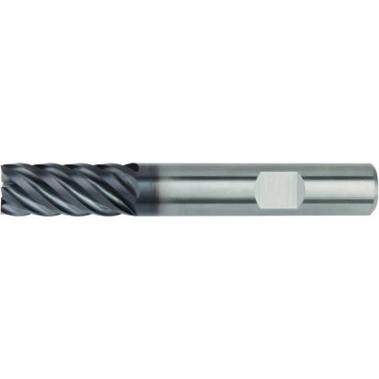 Picture of Hanita/Widia D50706002W Dia 6mm SH 0.2362 LOC 0.3937 OAL2.1260 End Mill Standard Flute High Helix Carbide AlTiN Single End Square Sharp Widia Series Mills