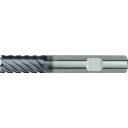 Picture of Hanita/Widia D51804002W Dia 4mm SH 0.2362 LOC 0.4331 OAL2.2441 End Mill Standard Flute High Helix Carbide AlTiN Single End Square Sharp Vision Plus