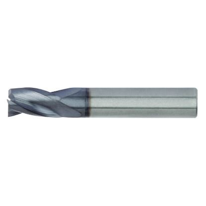 Picture of Hanita/Widia I3S0281T075R Dia 9/32 SH 0.3125 LOC 0.7500 OAL2.50 End Mill Standard Flute High Helix Carbide TiAlN Single End Square Sharp Widia Series Mills