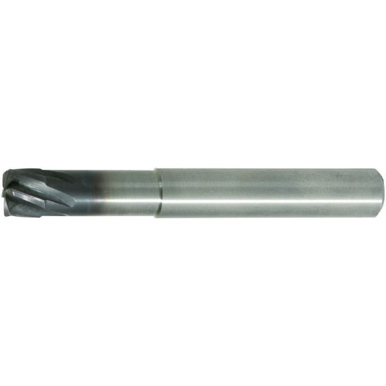 Picture of Hanita/Widia TM7Fine613005 Dia 1/2 SH 0.50 LOC 0.3750 OAL4.00 End Mill Carbide AlTiN Single End High Feed0.0320 0.81mm Vision Plus X-Feed