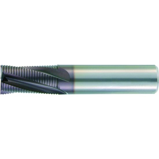 Picture of Hanita/Widia TR4S4R16006 Dia 5/8 SH 2.00 LOC 0.7500 OAL3.00 End Mill Carbide AlTiN Single End 45.0° Chamfer Widia Series Mills