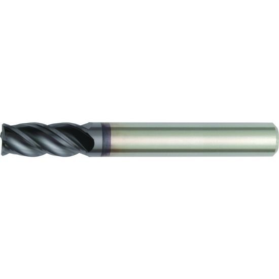 Picture of Hanita/Widia 477720007LT Dia 20mm SH 0.7874 LOC 1.4961 OAL4.0945 End Mill Standard Flute High Helix Carbide TiAlN Single End 45.0° Chamfer VariMill