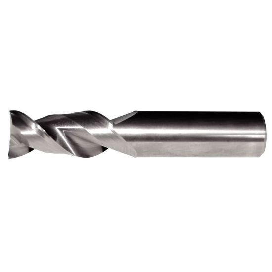 Picture of Hanita/Widia 510216006.. Dia 16mm SH 0.6299 LOC 1.2598 OAL3.5039 End Mill Standard Flute High Helix Carbide Uncoated Single End Square Sharp AluSurf