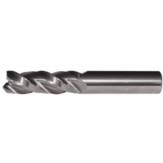 Picture of Hanita/Widia 510312005.. Dia 12mm SH 0.4724 LOC 0.9843 OAL2.9921 End Mill Standard Flute High Helix Carbide Uncoated Single End Square Sharp AluSurf