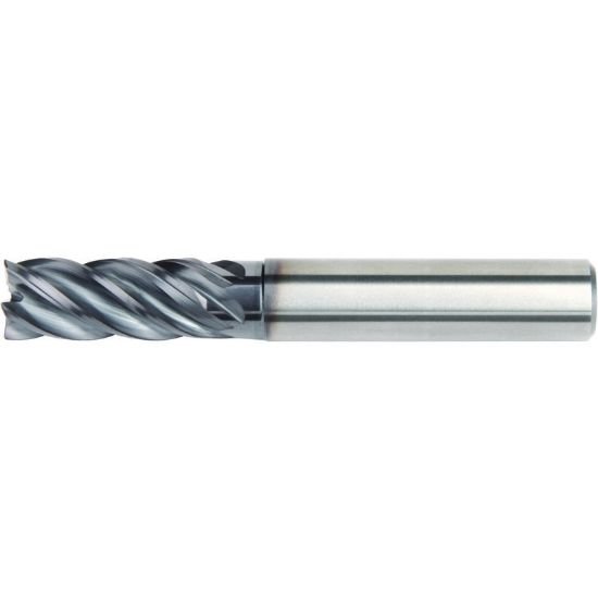 Picture of Hanita/Widia 57NC25078T Dia 25mm SH 0.9843 LOC 1.7717 OAL5.3150 End Mill Standard Flute Variable Helix Carbide AlTiN Single End Corner Radius0.1181 3.00mm VariMill II