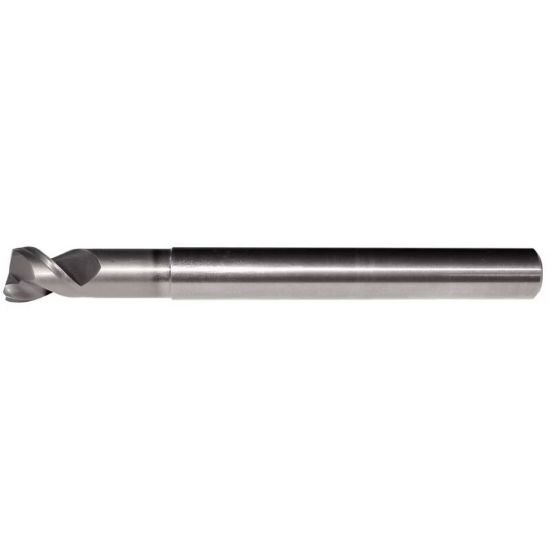 Picture of Hanita/Widia 5AN225028C Dia 1 SH 1.00 LOC 1.1250 OAL7.00 End Mill Standard Flute High Helix Carbide Uncoated Single End Corner Radius0.0600 1.52mm AluSurf