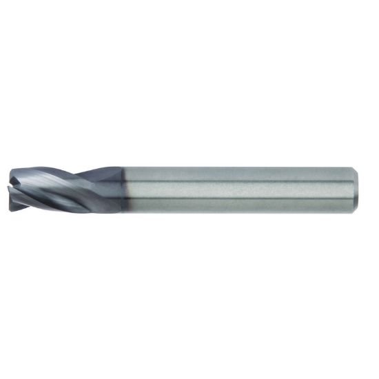 Picture of Hanita/Widia D0131400W022 Dia 14mm SH 0.5512 LOC 0.8661 OAL3.2677 End Mill Standard Flute High Helix Carbide TiAlN Single End 45.0° Chamfer Widia Series Mills