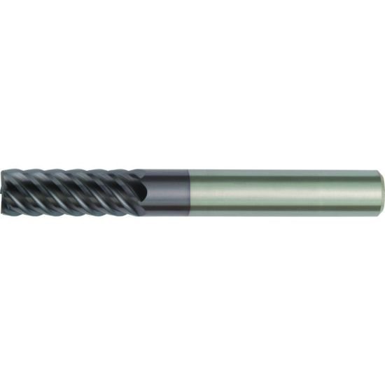 Picture of Hanita/Widia D61806002RJ Dia 6mm SH 0.2362 LOC 0.5906 OAL2.3622 End Mill Standard Flute High Helix Carbide TiAlN Single End Square Sharp Vision Plus