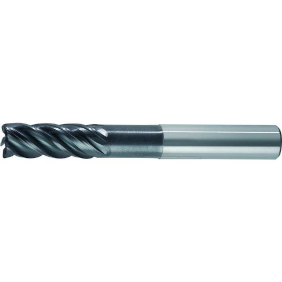 Picture of Hanita/Widia TM5VNS25018B Dia 1 SH 1.00 LOC 1.7500 OAL5.50 End Mill Standard Flute Variable Helix Carbide AlTiN Single End Corner Radius0.0300 0.76mm VariMill II