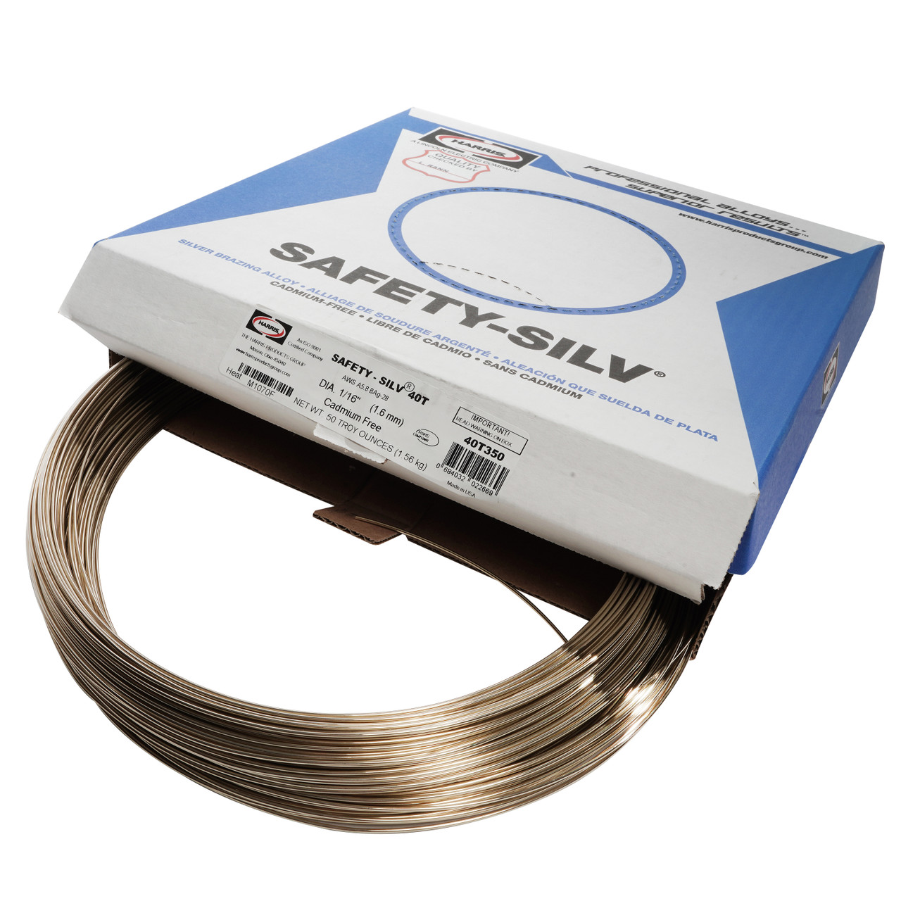 Picture of Harris/Lincoln 40T350 Brazing Matirial High Silver Safety-Silv 40T