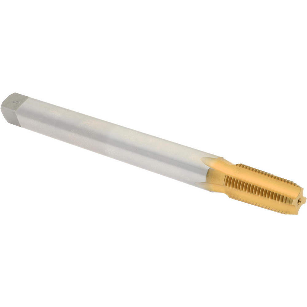 Picture of Hertel K015915As25 1/4-18 X 6 4Fl HSS Npt Tin Pipe Tap Threading Taping