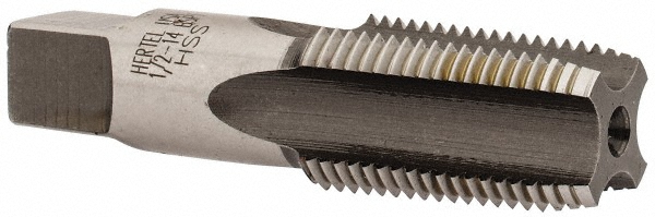 Picture of Hertel R867357-S 1/2-14 Bspt 4Fl Bottom HSS Pipe Tap Threading Taping
