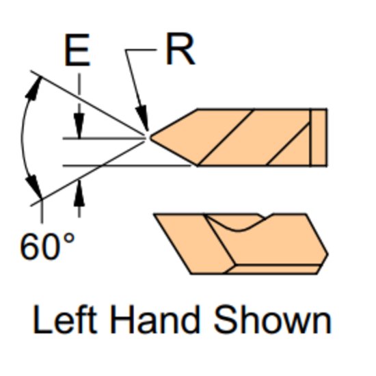 Picture of HT 1L C10 Horizon 40252 Groove Threading,Threading Insert 0.0030 0.08mm Radius Ext 14.00TPI - 44.00TPI Int 12.00TPI - 24.00TPI 60.0°