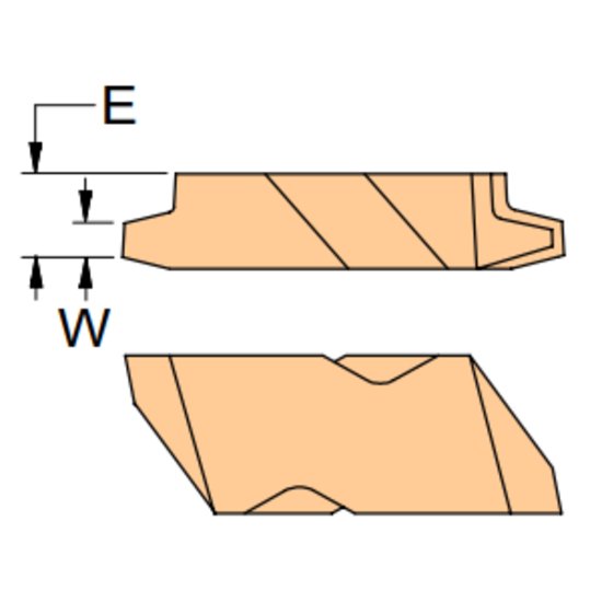 Picture of HAS 3L12 323FG Horizon 42050 Groove Threading,Threading Insert 12.00TPI ST Acme
