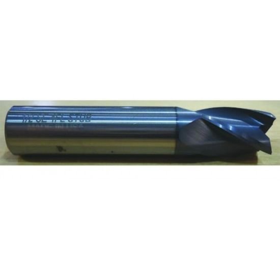 Picture of HTC 110-3062 Dia 1/16 SH 0.1250 LOC 0.1250 OAL1.50 End Mill Standard Flute Standard Helix Carbide AlTiN Single End Square Sharp