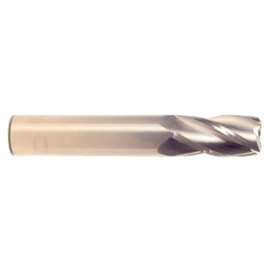 Picture of HTC 120-4125 Dia 1/8 SH 0.1250 LOC 0.50 OAL1.50 End Mill Standard Flute Standard Helix Carbide Uncoated Single End Square Sharp