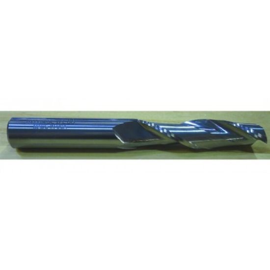 Picture of HTC 150-2437 Dia 7/16 SH 0.4375 LOC 2.00 OAL4.00 End Mill Standard Flute Standard Helix Carbide Uncoated Single End Square Sharp