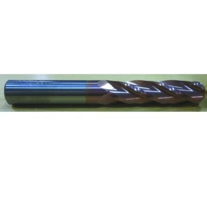 Picture of HTC 159-2625 Dia 5/8 SH 0.6250 LOC 2.2500 OAL5.00 End Mill Standard Flute Standard Helix Carbide TiCN Single End Ball NoseBall