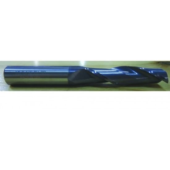 Picture of HTC 160-2100 Dia 1 SH 1.00 LOC 2.2500 OAL5.00 End Mill Standard Flute Standard Helix Carbide AlTiN Single End Square Sharp