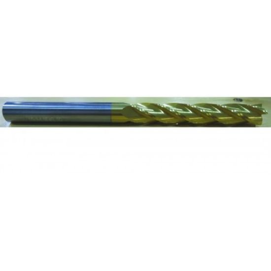 Picture of HTC 172-4107 Dia 1 SH 1.00 LOC 4.00 OAL7.00 End Mill Standard Flute Standard Helix Carbide TiN Single End Square Sharp