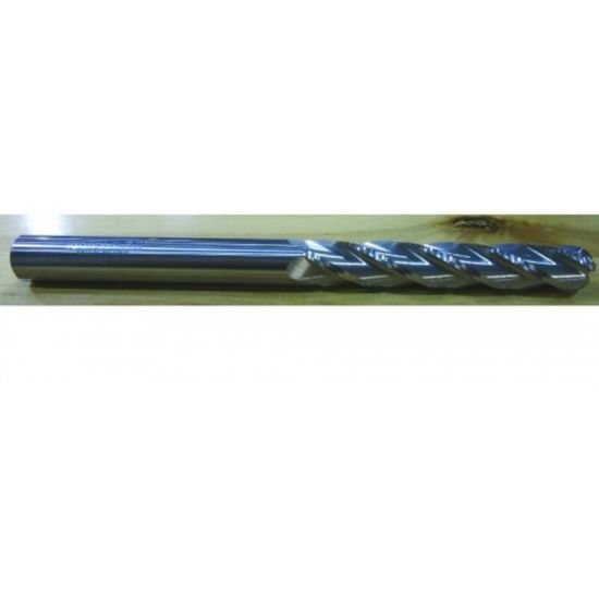 Picture of HTC 175-4757 Dia 3/4 SH 0.7500 LOC 4.00 OAL7.00 End Mill Standard Flute Standard Helix Carbide Uncoated Single End Ball NoseBall