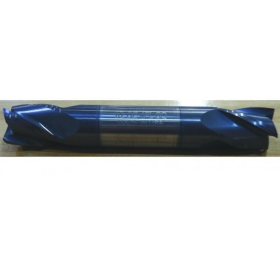 Picture of HTC 200-2500 Dia 1/2 SH 0.50 LOC 0.6250 OAL3.00 End Mill Standard Flute Standard Helix Carbide AlTiN Double End Square Sharp