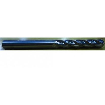 Picture of HTC 775-2627 Dia 5/8 SH 0.6250 LOC 4.00 OAL7.00 End Mill Standard Flute Standard Helix Carbide Uncoated Single End Ball NoseBall