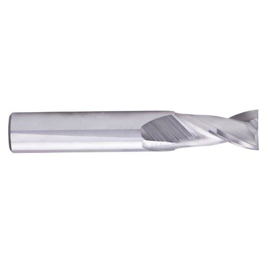 Picture of ICE 3/8 2Flt 3LOC 6OAL 3/8Shk RND SE SQ Brite Carbide End Mill Standard Helix Blue
