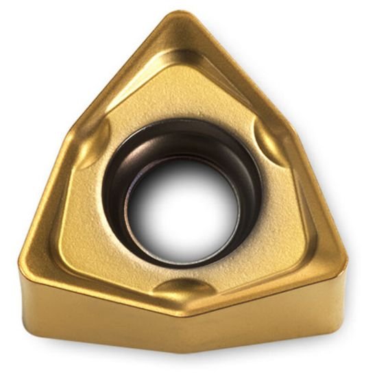 Picture of ICE 6NGU 060408-M CT7420 Milling Insert Trigon 0.032 Corner Radius AlTiN